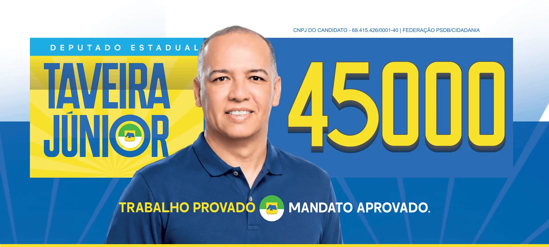 Taveira Júnior - Deputado Estadual 45000